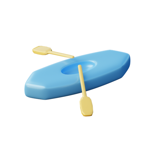 Kayak 3D Illustration