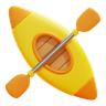 3d kayaking emoji
