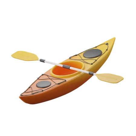 Kayaking  3D Icon