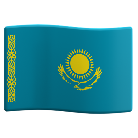 Kazakhstan  3D Icon