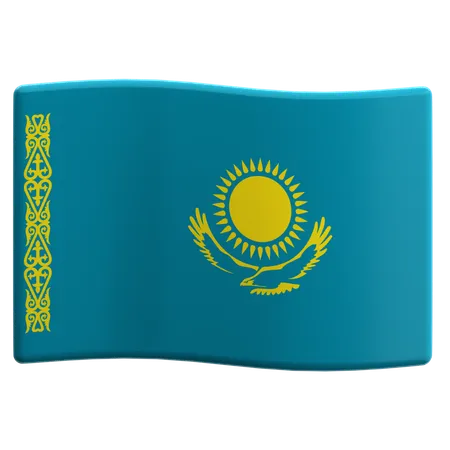 Kazakhstan  3D Icon