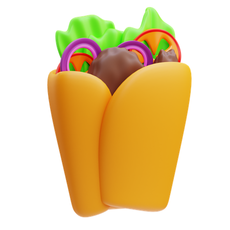 Brocheta  3D Icon