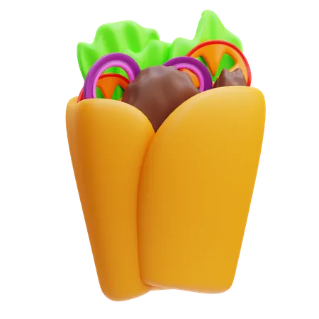 Brocheta  3D Icon