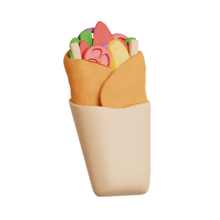 Kebab  3D Icon