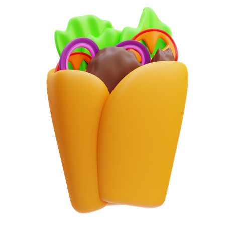 Kebab  3D Icon