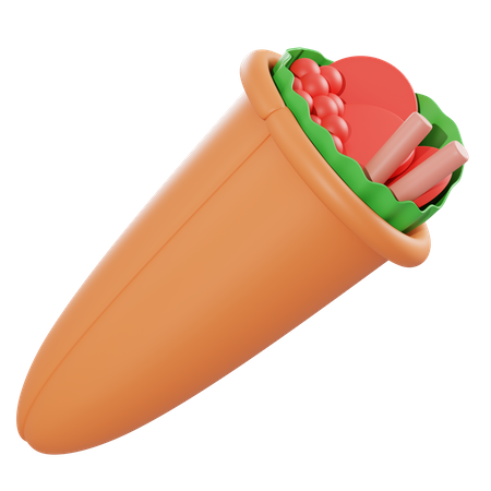 Kebab  3D Illustration