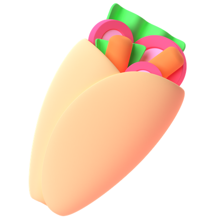 Kebab 3D Icon