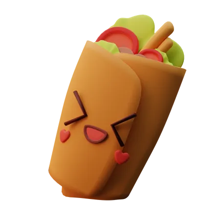 Kebab Emoji  3D Icon