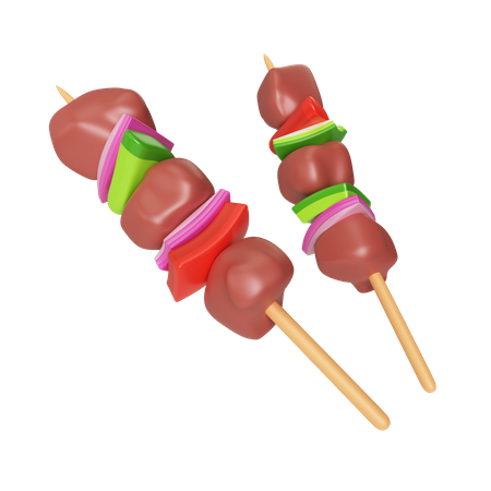 Kebab Skewer  3D Icon