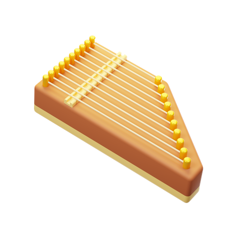 Kecapi  3D Icon