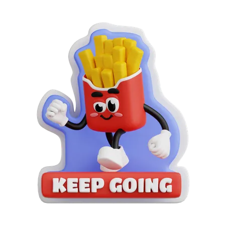 Keep Going  3D Icon