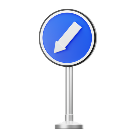 Keep left  3D Icon