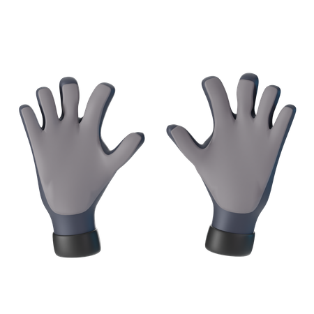 Keeper Gloves 3D Icon