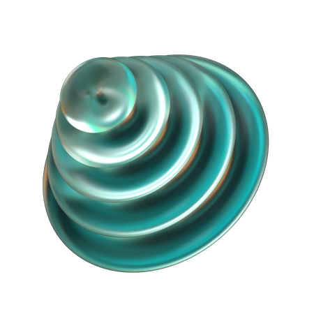 Kegel abstrakte Form  3D Icon