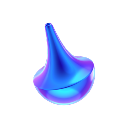 Kegel abstrakte Form  3D Icon