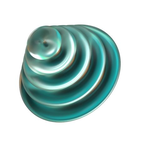 Kegel abstrakte Form  3D Icon