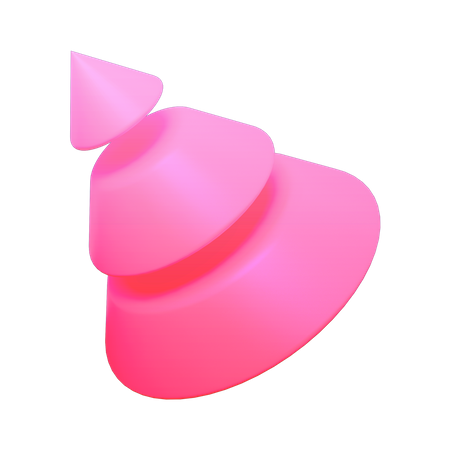 Kegel abstrakte Form  3D Icon