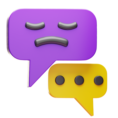 Keine Unterhaltung  3D Icon