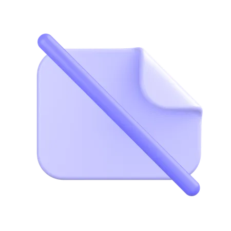 Kein Dokument  3D Icon