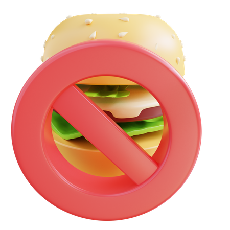 Kein Fastfood  3D Icon