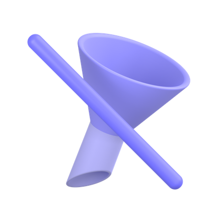 Kein Filter  3D Icon