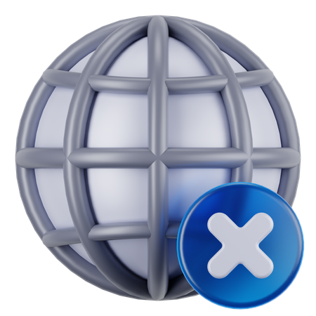 Kein Internet  3D Icon