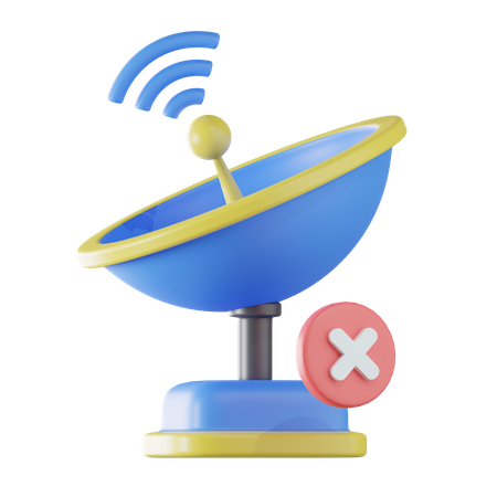 Kein Netzwerk gefunden  3D Icon