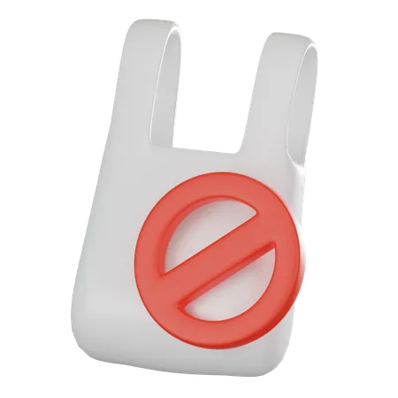 Kein Plastik  3D Icon