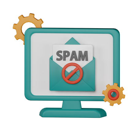 Kein Spam  3D Icon