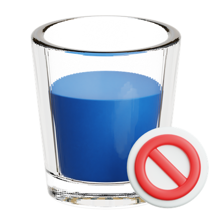 Kein Getränk  3D Icon
