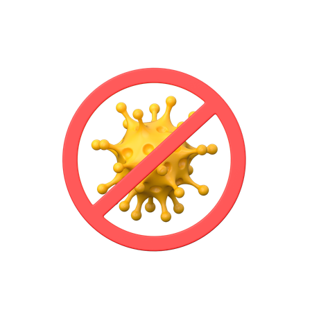 Kein Virus  3D Icon