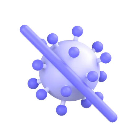 Kein Virus  3D Icon