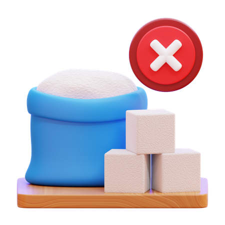 Kein Zucker  3D Icon