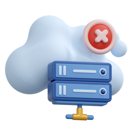 Keine Serververbindung  3D Icon