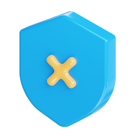 Keine Sicherheit  3D Icon