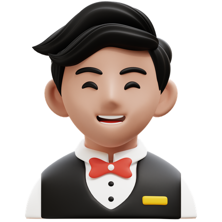 Kellner  3D Icon