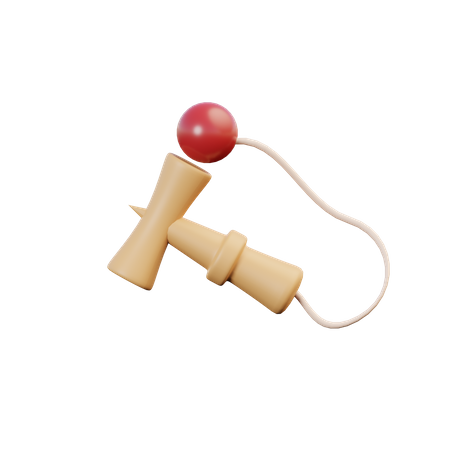 Kendama  3D Illustration