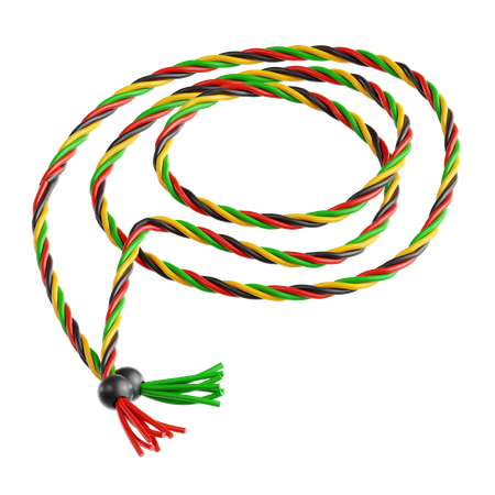 Kente Cord  3D Icon