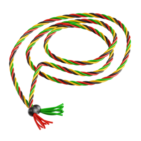 Kente Cord  3D Icon