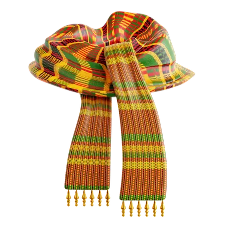 Écharpe kente  3D Icon