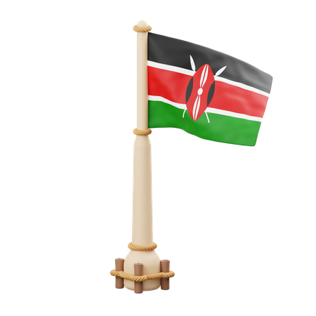 Kenya Flag 3D Icon