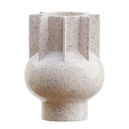 Blumenvase aus Keramik  3D Icon