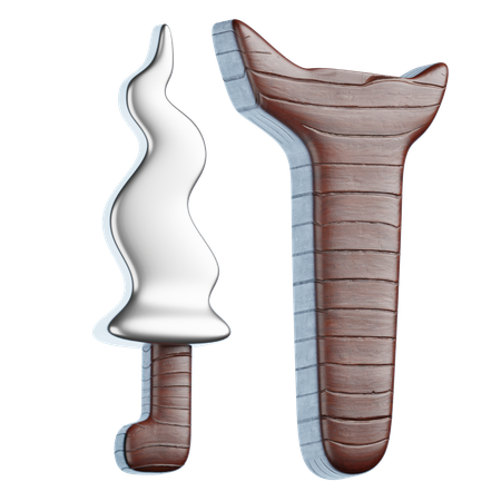 Keris  3D Icon