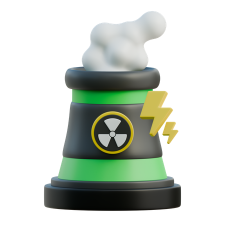 Kernenergie  3D Icon