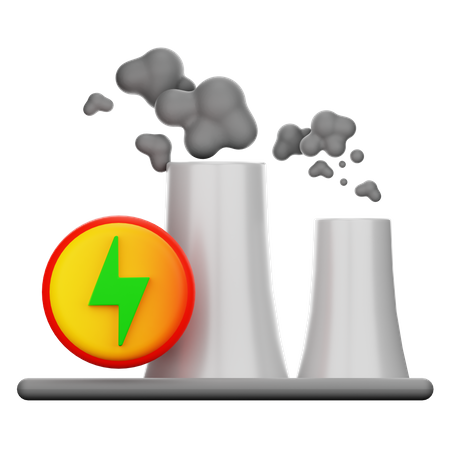 Kernenergie  3D Icon