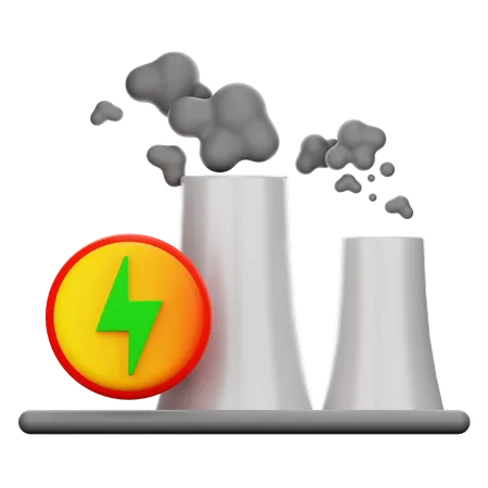 Kernenergie  3D Icon