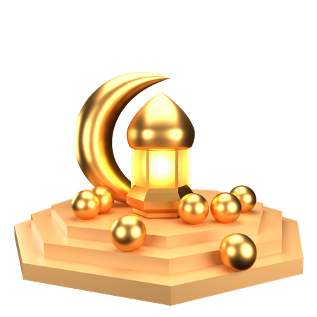 Kerosene Lamp  3D Icon