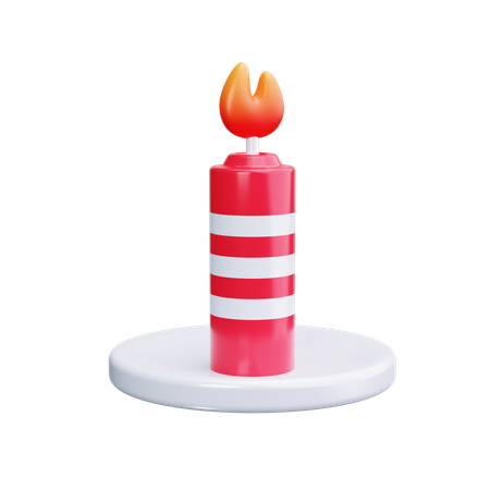 Kerze  3D Icon