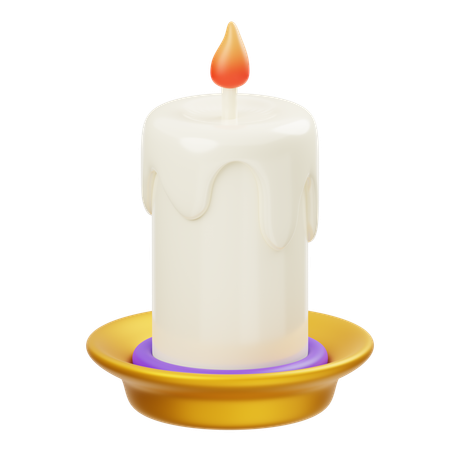 Kerze  3D Icon