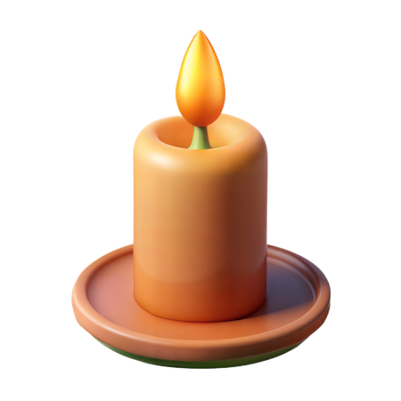 Kerze  3D Icon